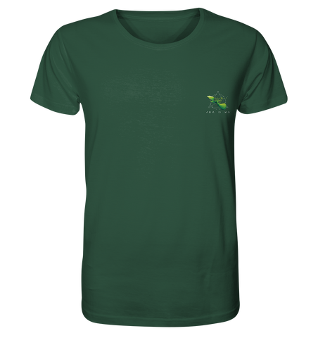 Nachhaltiges T-Shirt ✅ vegane, faire Bio-Baumwolle | Basics (Flaschengrün) | Phaedera UG