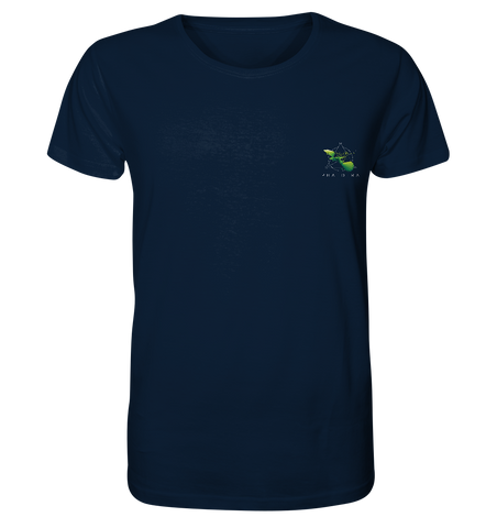 Nachhaltiges T-Shirt ✅ vegane, faire Bio-Baumwolle | Basics (Navyblau) | Phaedera UG