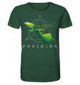 Nachhaltiges T-Shirt ✅ vegane, faire Bio-Baumwolle | Kolibri H (Flaschengrün) | Phaedera UG
