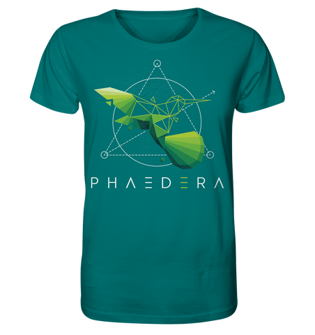 Nachhaltiges T-Shirt ✅ vegane, faire Bio-Baumwolle | Kolibri H (Ozeantiefe) | Phaedera UG