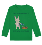 Pullover für Kinder kaufen ☀ fair Bio-Wear Shop | Gärtner-Hase (Frisches Grün) | Phaedera UG