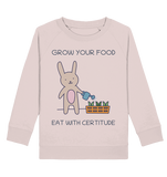 Pullover für Kinder kaufen ☀ fair Bio-Wear Shop | Gärtner-Hase (Bonbonrosa) | Phaedera UG