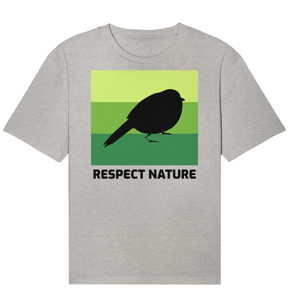 Relaxed Shirt | fair & nachhaltig aus Bio-Baumwolle | Nature (Grau meliert) | Phaedera UG