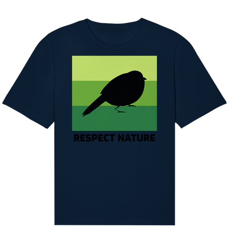 Relaxed Shirt | fair & nachhaltig aus Bio-Baumwolle | Nature (Navyblau) | Phaedera UG