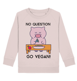 Schwein Pullover für Kinder kaufen ☀ Bio-Wear | Vegan-Ferkel (Bonbonrosa) | Phaedera UG