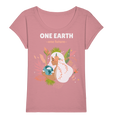 Slub Shirt nachhaltig | vegane, faire Bio-Baumwolle | One Earth (Canyon-Pink) | Phaedera UG