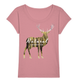 Slub Shirt vegan | nachhaltig fair 100% Bio-Baumwolle | Hirsch (Canyon-Pink) | Phaedera UG