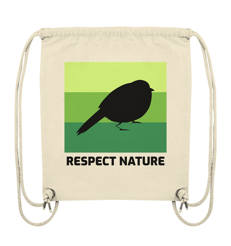 Sporttasche nachhaltig | fair Bio-Baumwolle Turnbeutel | Nature (Naturbelassen) | Phaedera UG