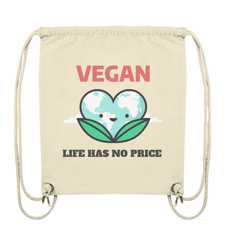 Sporttasche nachhaltig | fairer Bio-Baumwoll Turnbeutel | Vegan (Naturbelassen) | Phaedera UG