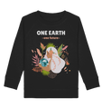 Sweatshirt für Kinder kaufen ☀ fair Bio-Wear Shop | One Earth (Schwarz) | Phaedera UG