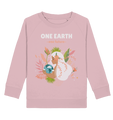 Sweatshirt für Kinder kaufen ☀ fair Bio-Wear Shop | One Earth (Baumwoll-Pink) | Phaedera UG