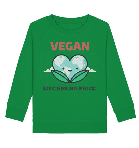 Sweatshirt für Kinder kaufen ☀ fairer Bio-Wear Shop | Vegan (Frisches Grün) | Phaedera UG