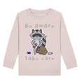 Sweatshirt für Kinder kaufen ☀ Pullover Bio-Wear | Waschbär (Bonbonrosa) | Phaedera UG