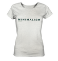 T-Shirt Damen meliert | nachhaltige Bio-Baumwolle | Minimalism (Creme-Grau meliert) | Phaedera UG