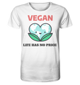 T-Shirt nachhaltig kaufen | vegan & fair Bio-Baumwolle | Vegan (Weiß) | Phaedera UG
