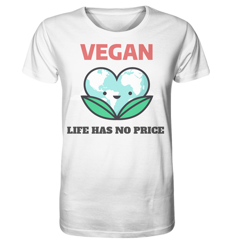 T-Shirt nachhaltig kaufen | vegan & fair Bio-Baumwolle | Vegan (Weiß) | Phaedera UG