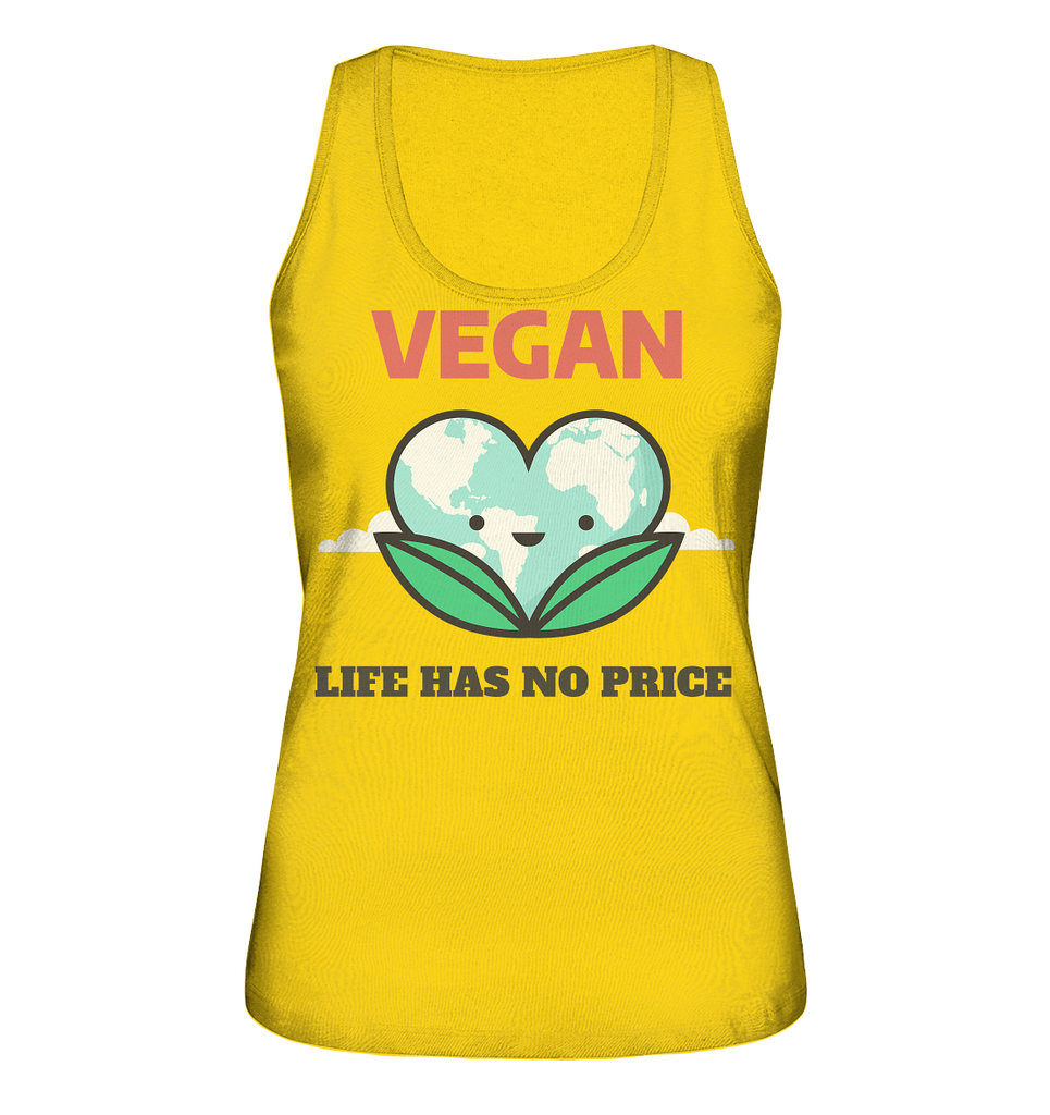 Tank-Top für Damen | fair, nachhaltig aus Bio-Baumwolle | Vegan (Goldgelb) | Phaedera UG