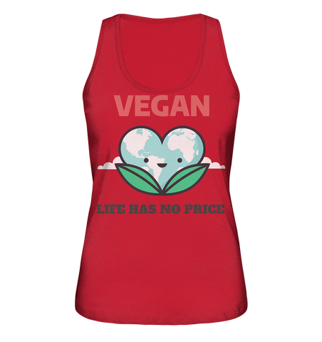 Tank-Top für Damen | fair, nachhaltig aus Bio-Baumwolle | Vegan (Rot) | Phaedera UG
